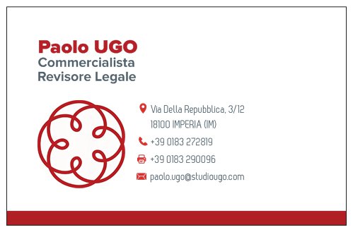 Biglietto da Visita Paolo UGO